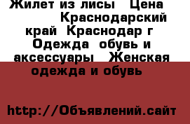 Жилет из лисы › Цена ­ 19 000 - Краснодарский край, Краснодар г. Одежда, обувь и аксессуары » Женская одежда и обувь   